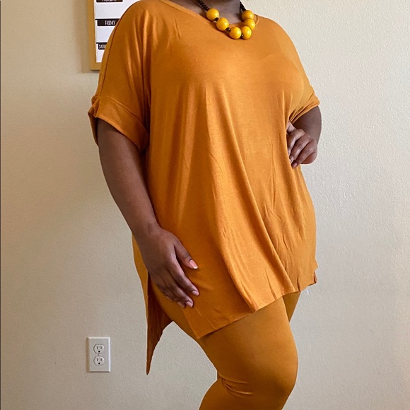 Ash Mustard Plus Size Set - Picture 4 of 4